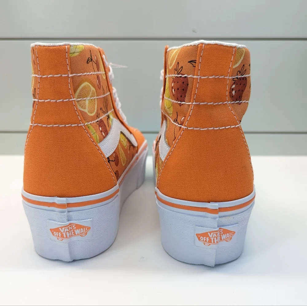 Vans SK8-HI Top Taper Stackform Platform Summer Fruit punch Sneakers Women's 6.5 - Picture 6 of 9